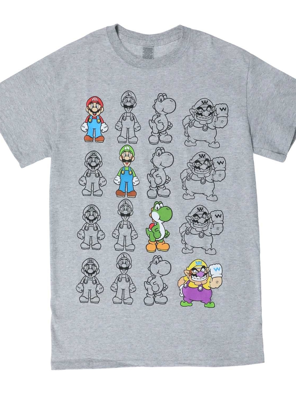 🆕Super Mario "Four In A Row" Graphic Tee